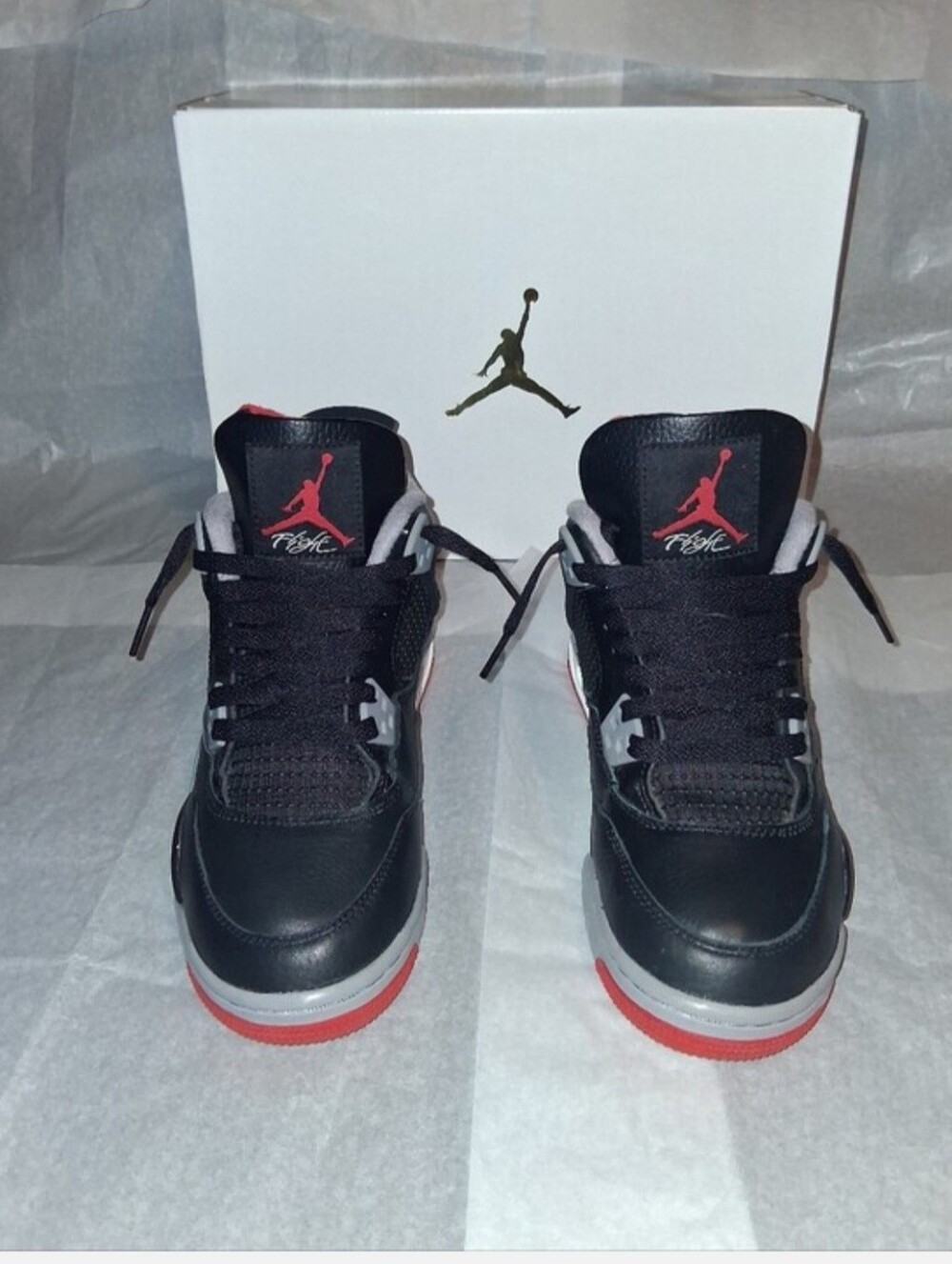 Jordan 4 Bred Sneakers Women 6.5 = 5Y